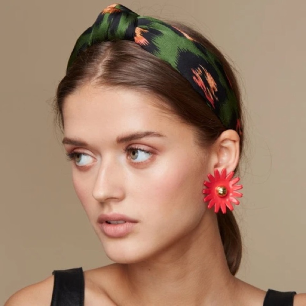 Flower earrings